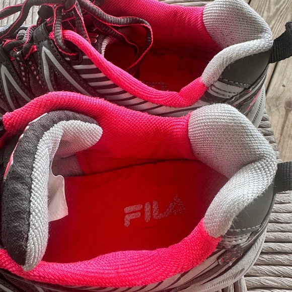 Fila Women's Athletic Shoes - Gray and red - Picture 6 of 6